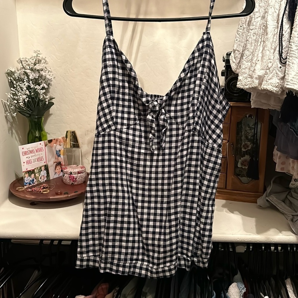 Old Navy L Buffalo Plaid Tank Top